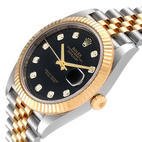 rolex datejust 41 gold steel